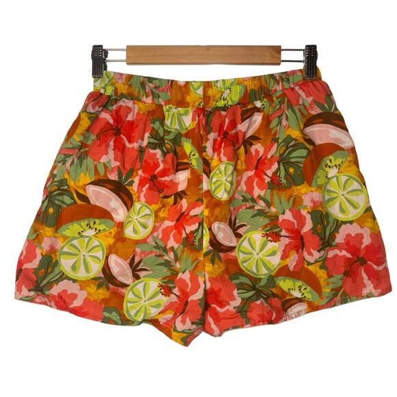 Dress Forum LA Tropical Print Shorts women's size small citrus fruit print - Picture 3 of 16